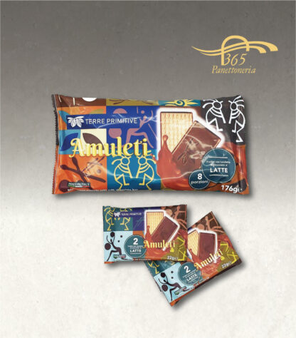 Frollini ricoperti con Cioccolato al Latte (176 gr) - 1 conf. 8 mini pack